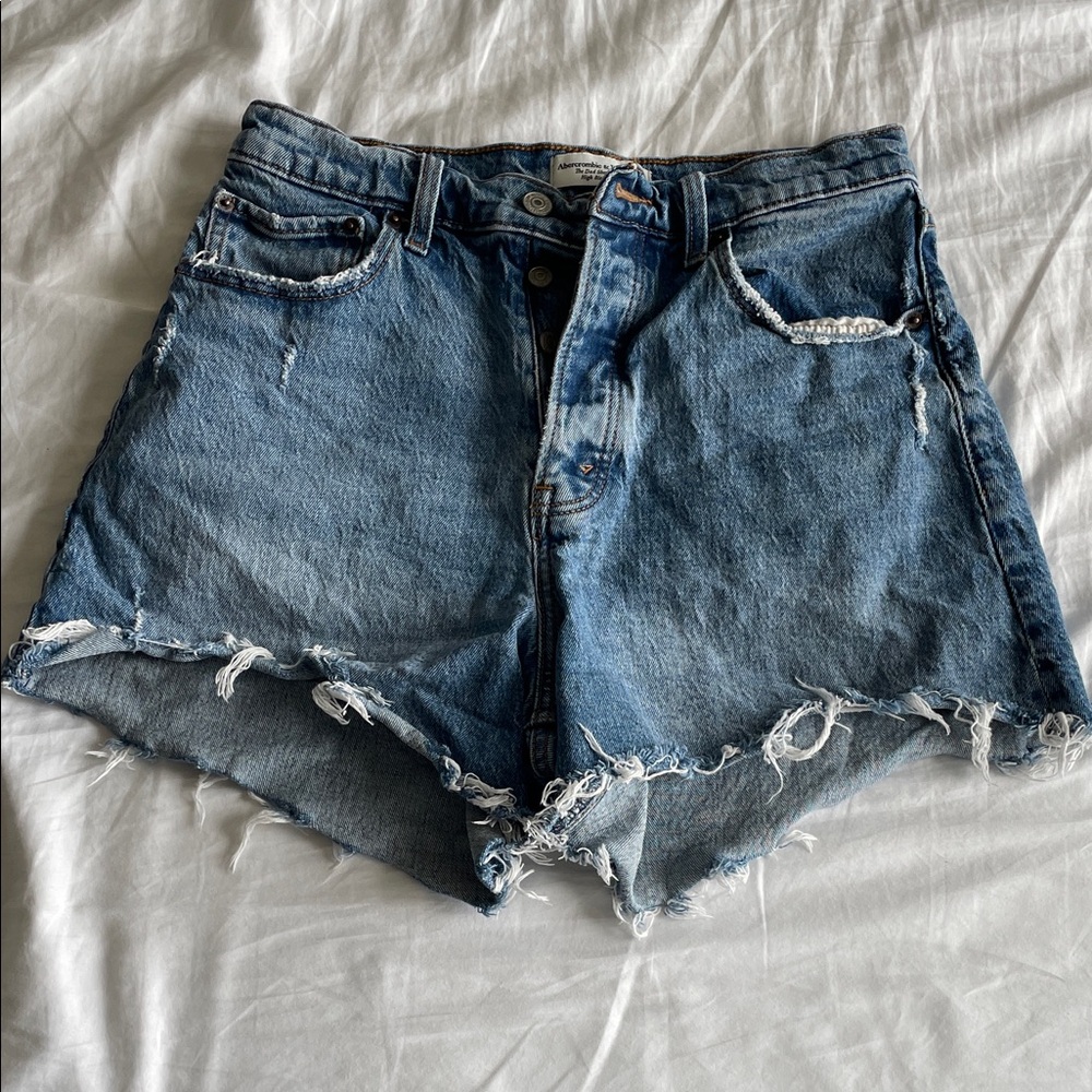 Abercrombie & Fitch Blue Jean Shorts